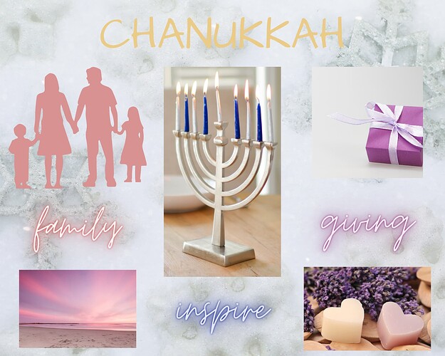 Chanukkah Mood Board