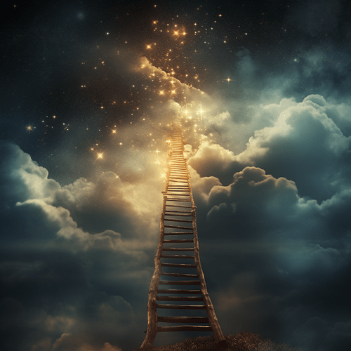 Surreal_scene_of_a_ladder_going_up_to_the_sky_in_the_ni_02f80500-f05f-47d2-be6f-7a878baf100a