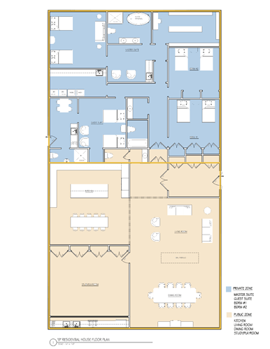 8 Residential House Floor Plan