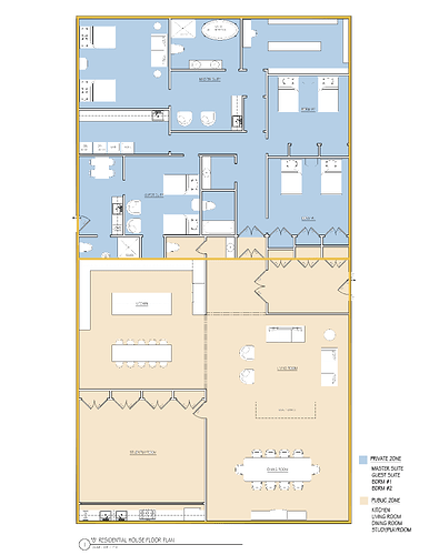 8 Residential House Floor Plan