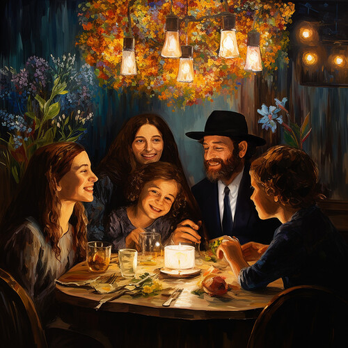 family in sukkah edited