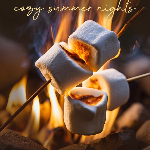 Firefly roasting marshmallows