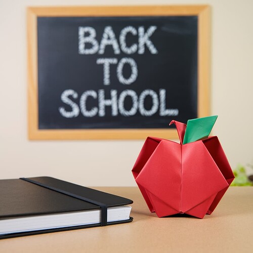 a-photo-of-an-origami-red-apple-on-a-desk-next-to--ESaQ2ThrRTSUvDsCYWVBow-uPj17oI5SmqnRoMjotaZUw