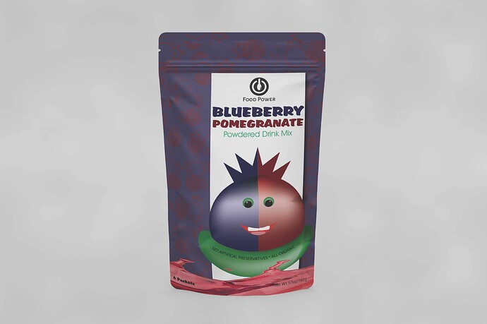 Blueberry Pomegranate Front