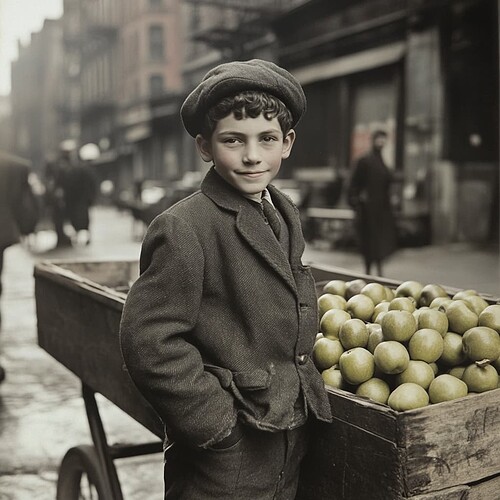 adi3456_vintage_photography_of_young_hassidic_boy_peddling_ap_ad0db3ae-ec7b-45c4-9903-25cbc96a2c0f_0