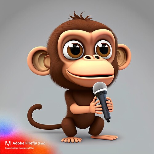 monkey singing