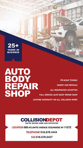Auto Body Repair Shop Collision Depot 9.2