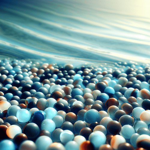 beach made of marbles