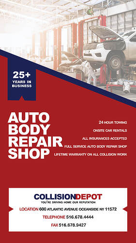 Auto Body Repair Shop Collision Depot 9