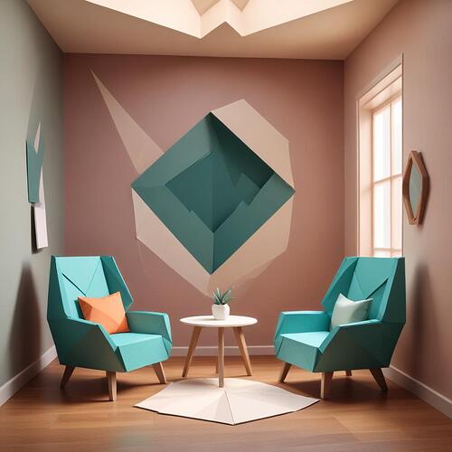 pikaso_reimagine_papercut-illustration-two-low-chairs-facing-each-o