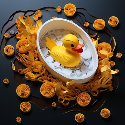 silvertone_creative_paper_quilling_rubber_duck_floating_in_empt_23b3ffe5-9913-4163-9b69-31a6012abd91