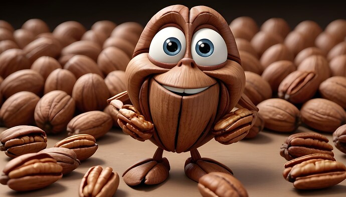 hi-res-photo-realistic-Pixar-style-anthropomorphic-figure-based-on-a-handful-of-pecans