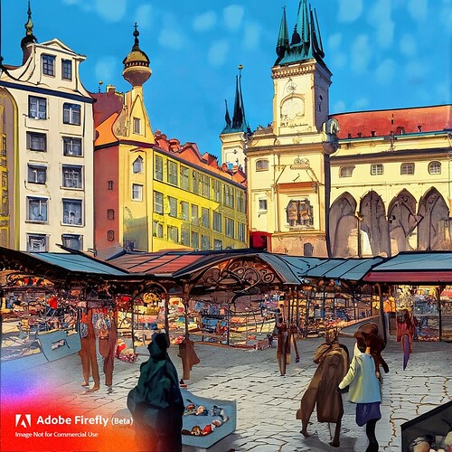 Firefly market place in Prague 24221