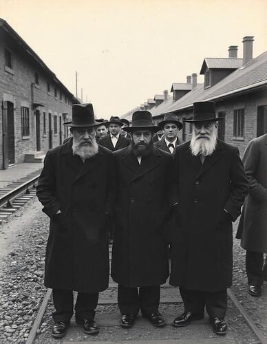 pikaso_texttoimage_vintage-photography-of-hassidic-men-standing-in-th (2)