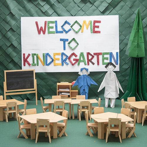 a-photo-of-an-origami-kindergarten-classroom-with--0zxT85BjQ7mZDP2JxVjmWA-FiS8nLetQuCcJ5M8KVMS3w