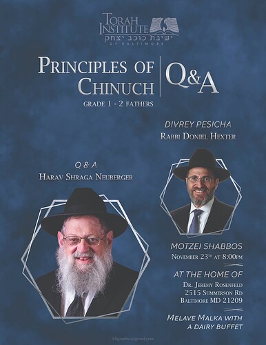 Q&A flyer