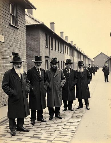 pikaso_texttoimage_vintage-photography-of-hassidic-men-standing-on-th (14)