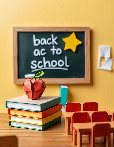 pikaso_texttoimage_back-to-school-image-made-of-origami-Include-an-ap