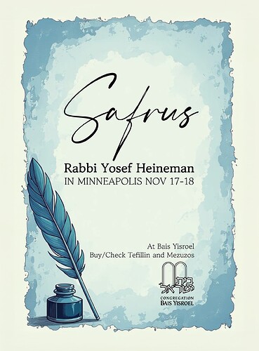 Bais Yisroel Sofer Flyer 24