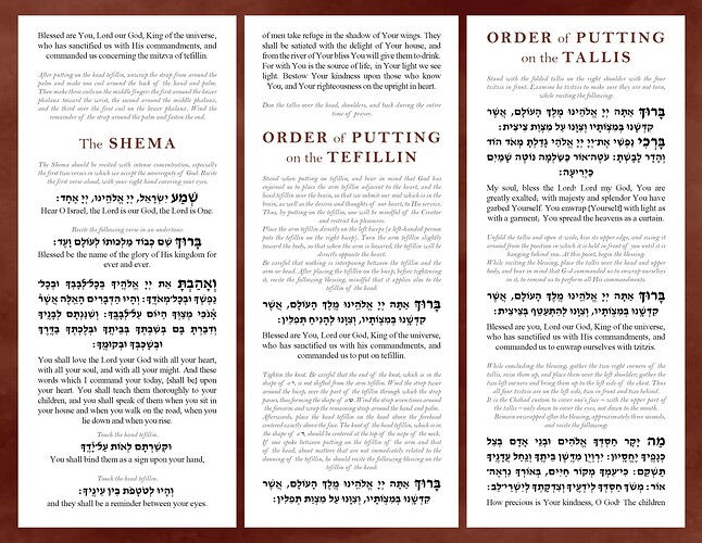 3 Tallis and Tefillin