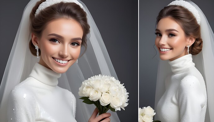 gorgeous-skinny-bride-wearing-a-white-modest-covered-gown-with-an-elegant-turtleneck--a-sequin-texture-and-a-puffy-petty-coat-underneath--holding-white-flowers--professional-makeup-applied-to-face--ha