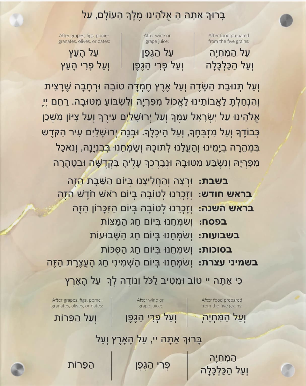 Birchas Al Hamichya - Graphic Design - Jewish Design Forum